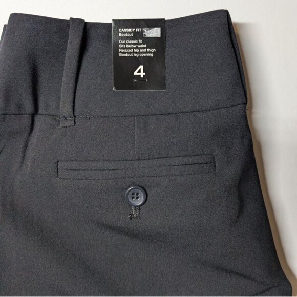 The Limited Cassidy Pants Womens Size 4 Bootcut NWT Black Work Business Trouser - Picture 8 of 8